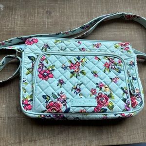 VERA BRADLEY Little Crossbody WATER BOUQUET